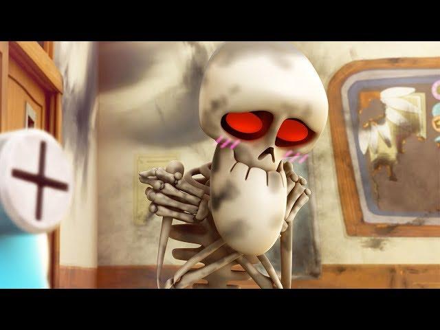 Funny Animated Cartoon | Spookiz | Skeleton Exposed | 스푸키즈 | Videos For Kids