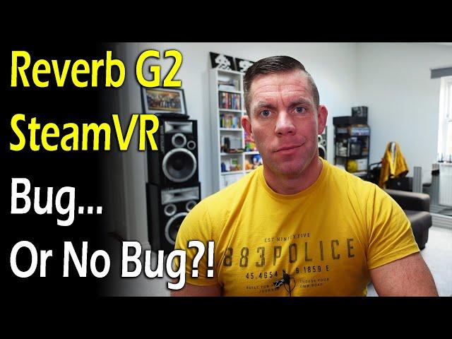 HP Reverb G2 SteamVR... Bug Or No Bug?