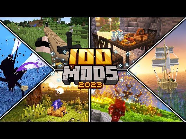 TOP 100 Mods For Minecraft OF ALL TIME | 1.20.4+ [Forge & Fabric] 2023