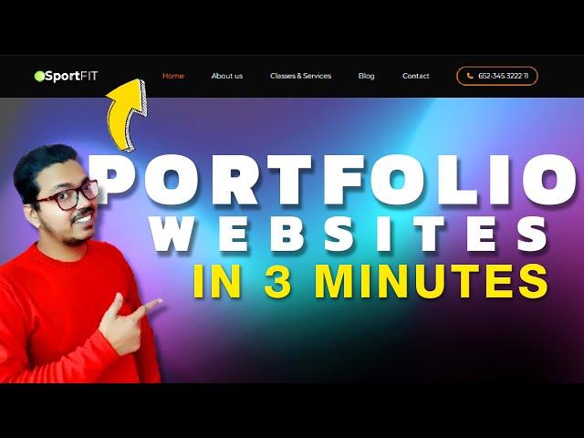 How to make a Portfolio Website using HTML ONLY*