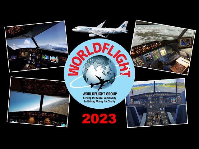 WorldFlight 2023 | Don't Miss This Week-long VATSIM Charity Event | Team JeeHell A320 Will Be There!