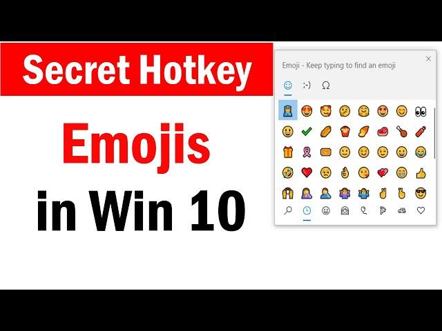 How Access Emoji in Windows 10 | How To Use Emojis On Windows 10 | Windows 10 Emoji