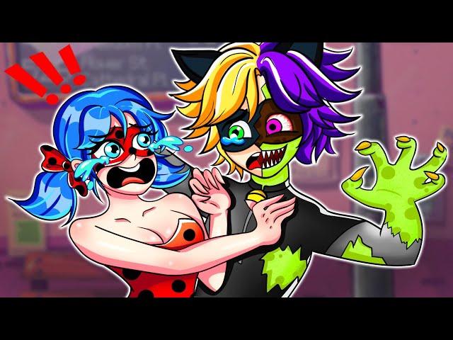 Oh..No!!, Chat Noir Turned Into A Zombie | LADYBUG & CAT NOIR | MIRACULOUS THE MOVIE