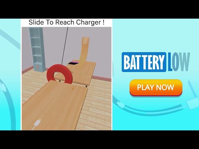 Battery Low By CrazyLabs LTD | New CPI CTR Video For Hyper-casual games | Android and IOS gameplay