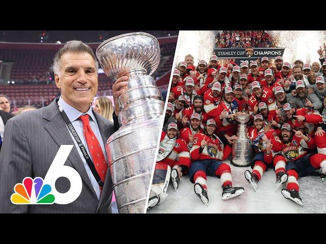 Panthers owner Vincent Viola reacts to team's historic Stanley Cup win