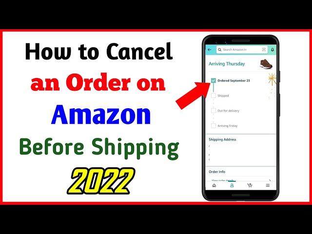 how to cancel order in amazon before shipping | how to cancel amazon order before shipping