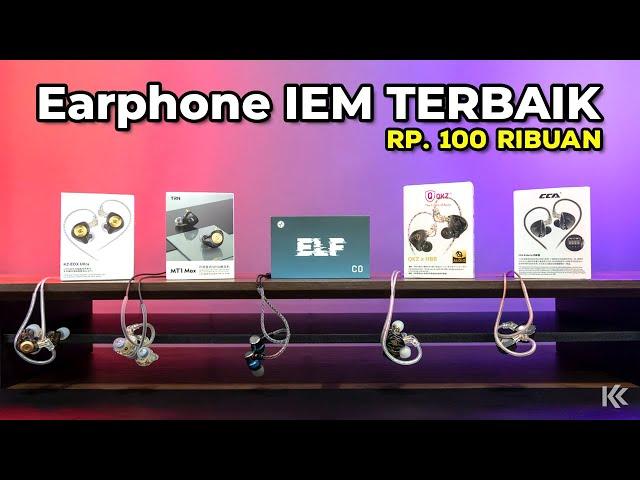 5 Rekomendasi Earphone IEM TERBAIK 2024 Harga 100 RIBUAN!