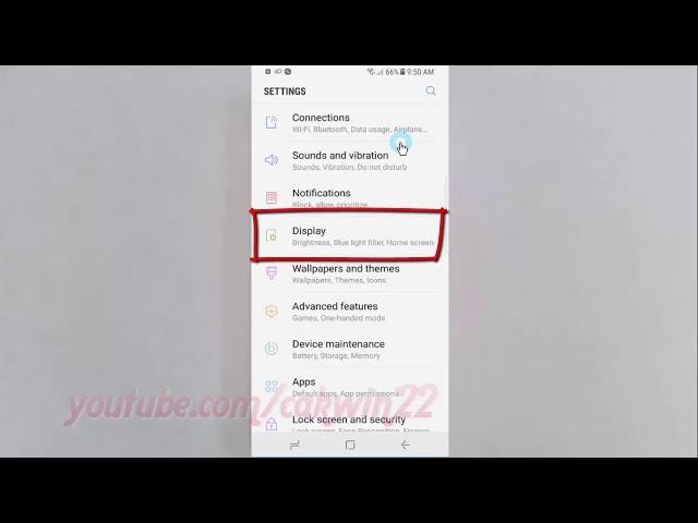 Android Nougat : How to Enable or disable Show and hide button in Navigator Bar Samsung Galaxy S8