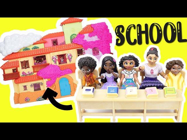 Disney Encanto Mirabel's First Day of School with Luisa, Isabela, Camilo, Antonio Dolls