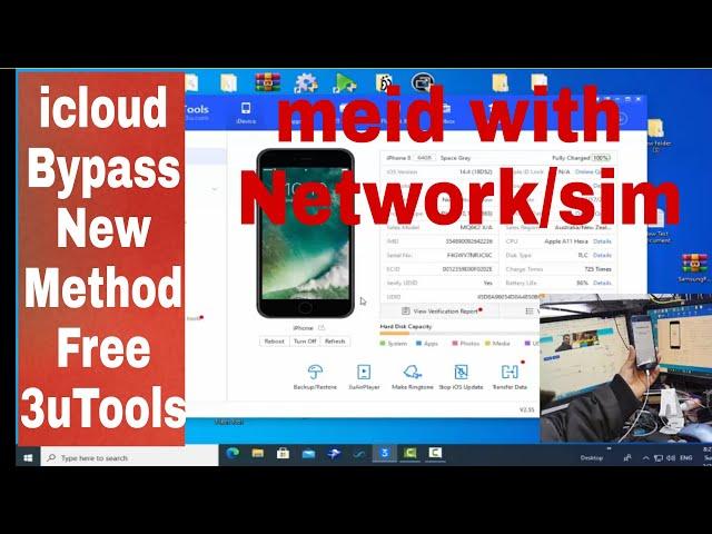 3uTools iCloud Remove New Method 2021 | Jailbreak iOS 14.4/5 Checkra1n Windows iCloud Bypass 3steps