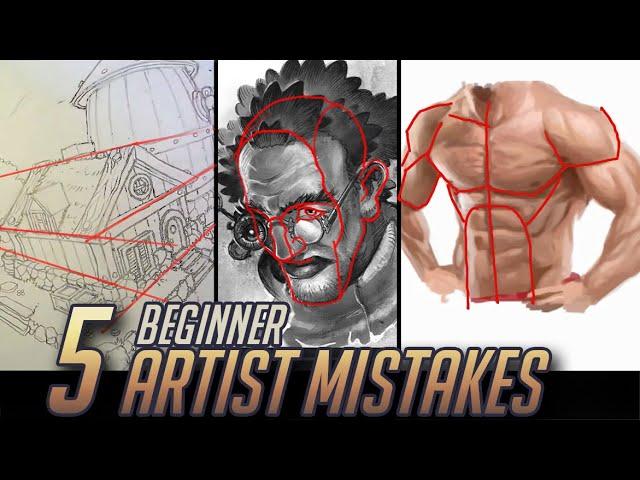 Top 5 Drawing mistakes Beginners make