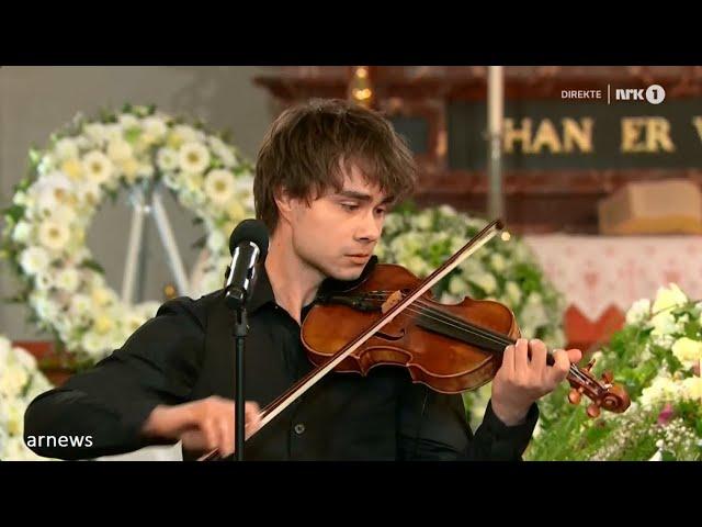 Alexander Rybak: "Slå ring" - from Jahn Teigen's funeral 11.03.20 w/subs