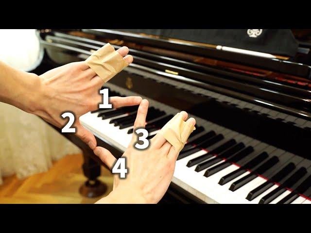 Can we play piano with only 4 fingers?:  親指と人差し指しか使えない千本桜