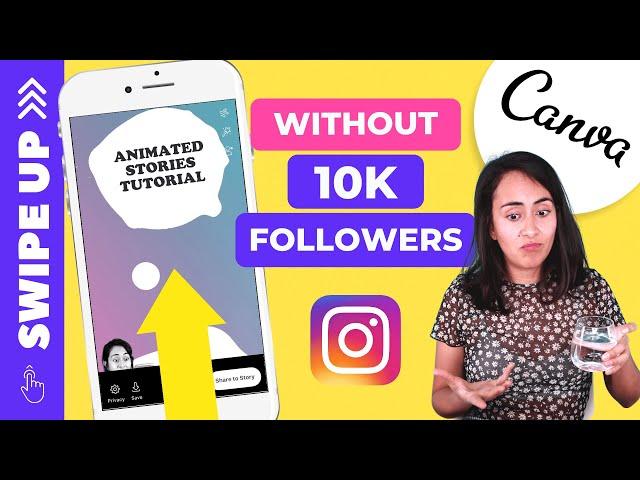 How to CREATE INSTAGRAM STORIES with ANIMATIONS in Canva