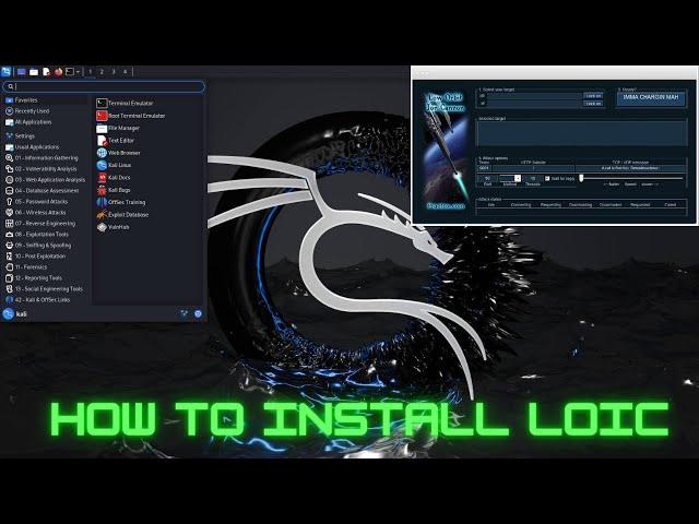 How to install LOIC in Kali Linux 2024 | LOIC