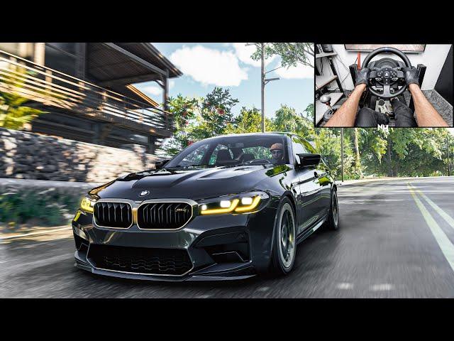 2022 BMW M5 CS | The Crew Motorfest | Steering Wheel Gameplay