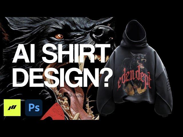 Using AI To Create A Streetwear Shirt Design For FREE | PHOTOSHOP TUTORIAL PLAYGROUND MIDJOURNEY