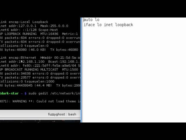 How to set a static IP Address in Linux