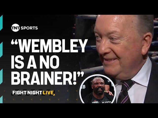 Frank Warren shares his thoughts on who Derek Chisora's 50th and final opponent should be 