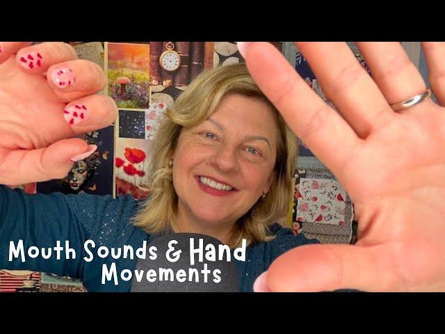 ASMR | Mouth Sounds & Hand Movements | Personal Attention, Long Nails & Plucking  Looped 