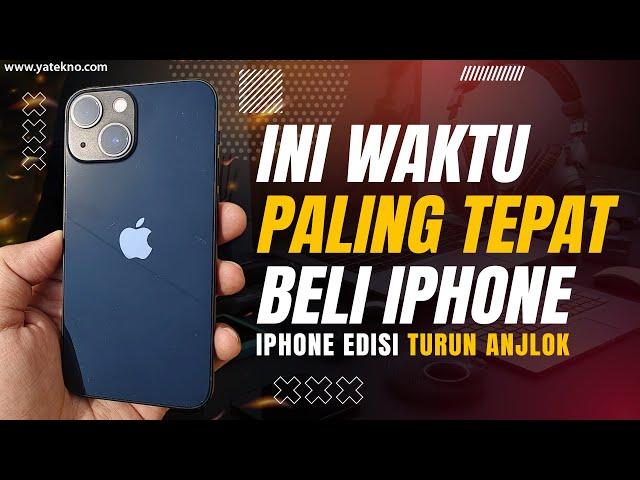 TURUN TERUS! 5 HP IPHONE TURUN HARGA GILA GILAAN #September2024