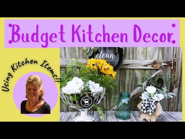 Thirfted Kitchen Decorating Ideas on a Budget|Diy Kitchen Decor