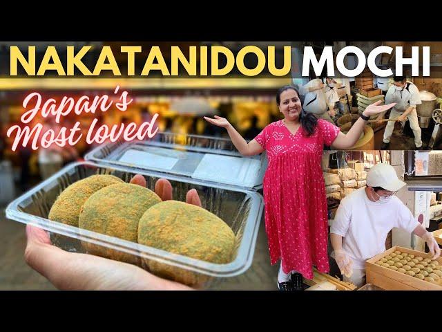 ಜಪಾನಿನ ಅತ್ಯಂತ ಪ್ರಸಿದ್ಧ ಮೋಚಿ ಅಂಗಡಿ  nakatanidou mochi nara japan | live mochi pounding japan