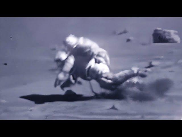 A Supercut of Hilarious Astronaut Falls during Apollo Moonwalk