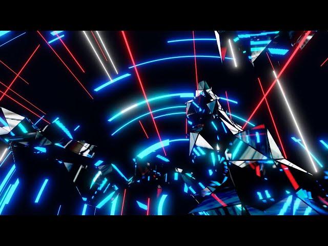 Anime Abstract Seamless Neon VJ loop | Screensaver | Party Lights for Dance Floors 4K | With Music