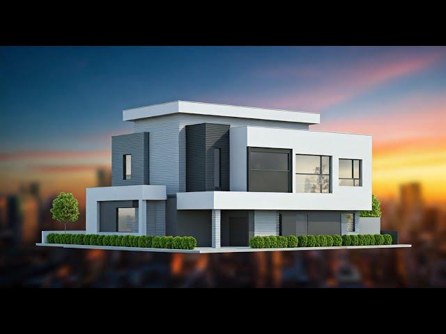 Explore This 24x42 House: 3D Walkthrough with Detailed Features2bhksmalldesign#frontelevationdesign