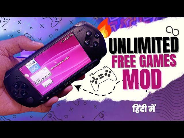 Mod Your PSP for Unlimited Free Games in 2023|All PSP Models Support|Tech gg