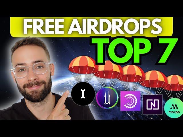 Top 7 FREE Crypto Airdrops (Still Early!!)