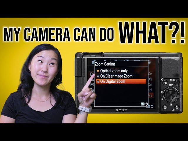 Sony Tips and Tricks - Clear Image Zoom and Crop Mode Explained