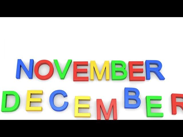 Months of the Year English (English) by Greg and Steve