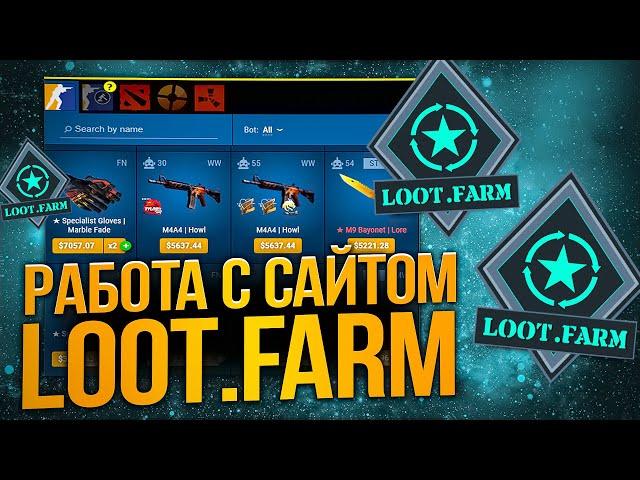 Сайт Лутфарм (loot.farm или LootFarm): подробная инструкция и схемы заработка.