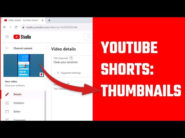 Here's how we set thumbnails for YouTube Shorts using YT studio & PC
