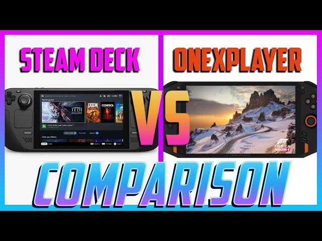 Steam Deck Vs OneXPlayer! The Battle For The Handheld! Design, Specs, Price, Performance, Impression
