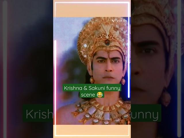 Krishna & Sakuni comedy scene #mahabharat #shorts