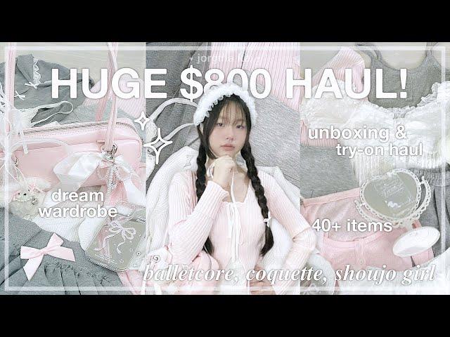 $800 HUGE try-on haul!  (40+ items) | Lewkin, Jeulia, Fanci.me, Taobao, & Temu | jorginakei