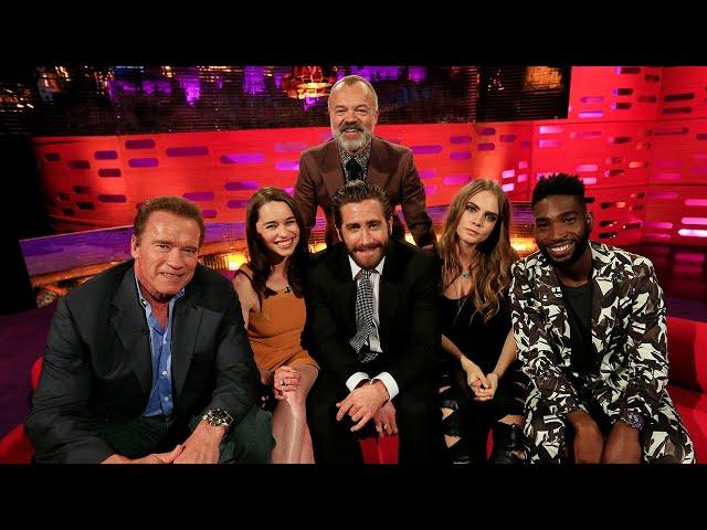 The Graham Norton Show S17E11 Arnold Schwarzenegger, Emilia Clarke, Jake Gyllenhaal, Cara Delevingne