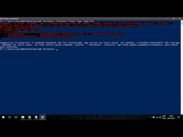 Executar ADB Fastboot abrir o prompt de comando "CMD" no Windows 10