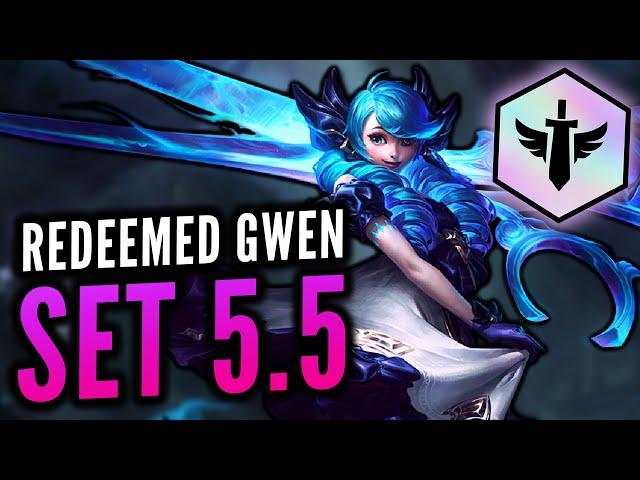 THE NEW CHAMPION GWEN IS COMPLETELY BROKEN! - Teamfight Tactics Reckoning Set 5.5