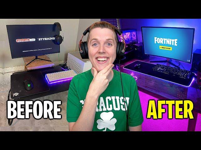 I Bought My Duo His *DREAM* PC Gaming Setup... (Fortnite)