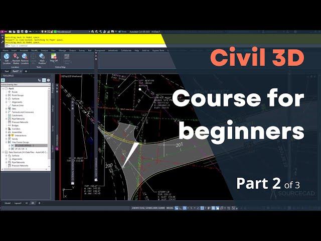 Civil 3D course for beginners - Part 2 of 3