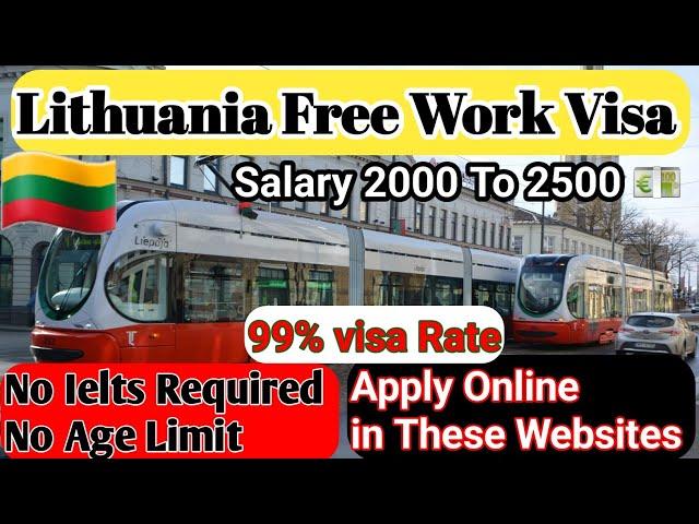 Free work visa Lithuania // Apply online in these websites