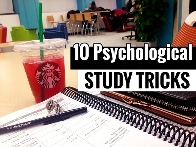 10 Psychological Study Tricks to Boost Brain Power // Study Less Study Smart