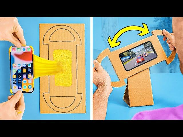 Cardboard Gadgets? No Way!  Easy Cardboard DIY 