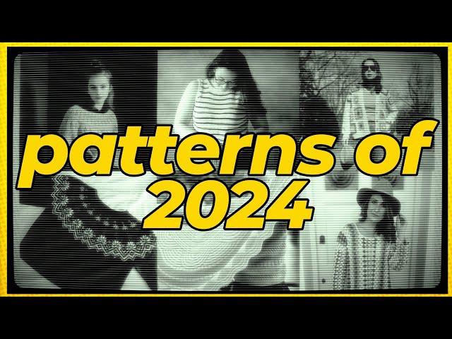 The Best Knitting & Crochet Patterns of 2024 | LIVE review show with lots of Top 10's of the year