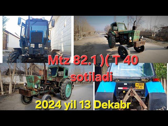 Traktor bozori Belarus 82.1 T 40 sotiladi #mtz #traktor #agriculture T 28 texnikalar bor