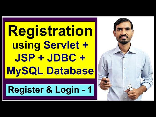 #17 Registration using JSP + Servlet + JDBC + MySQL Database Practical